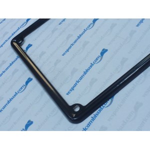 CORNICE TARGA NERA- VECCHIE DIMENSIONI mm.170x170 - VESPA - MOTO
