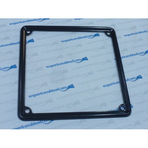 CORNICE TARGA NERA- VECCHIE DIMENSIONI mm.170x170 - VESPA - MOTO