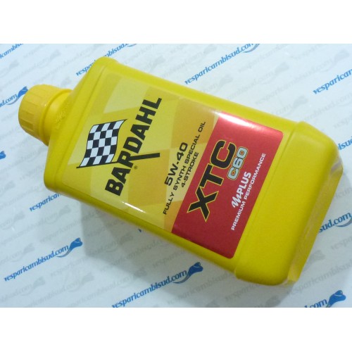 OLIO MOTORE BARDAHL XTC 5W40 C60 MOTO 4 T 1 LITRO BARDAHL
