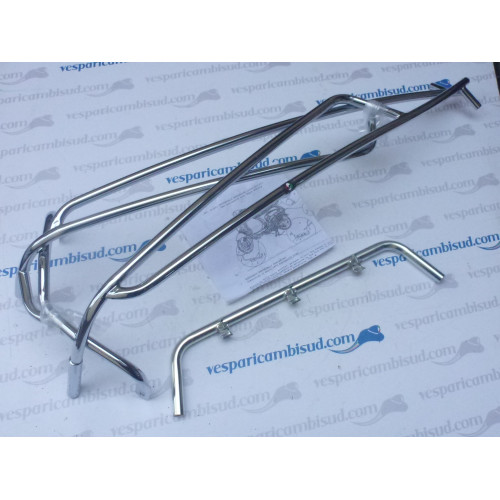 Perimetrale Salvascocca Doppio Tubo Cromato Posteriore Vespa ET2 ET4 50 125 150 LX 50 125 150 