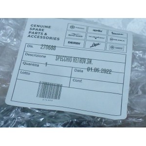 SPECCHIO SX VESPA COSA 2 ORIGINALE