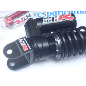 AMMORTIZZATORE POSTERIORE HITECH CARBONE "HTR" OLEOPNEUMATICO A GAS PLURIREGOLABILE - BLACK EDITION