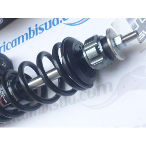 AMMORTIZZATORE POSTERIORE HITECH CARBONE "HTR" OLEOPNEUMATICO A GAS PLURIREGOLABILE - BLACK EDITION