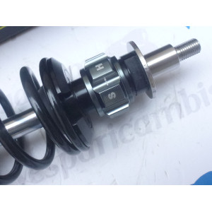 AMMORTIZZATORE ANTERIORE HITECH CARBONE "HTR" OLEOPNEUMATICO A GAS PLURIREGOLABILE - BLACK EDITION  VESPA PX 125 T5 LML 