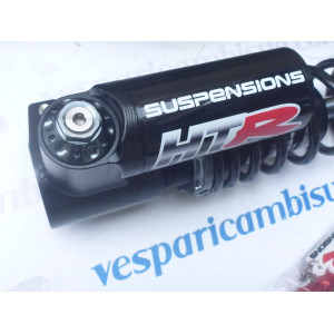 AMMORTIZZATORE ANTERIORE HITECH CARBONE "HTR" OLEOPNEUMATICO A GAS PLURIREGOLABILE - BLACK EDITION  VESPA PX 125 T5 LML 
