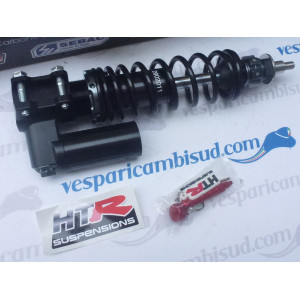 AMMORTIZZATORE ANTERIORE HITECH CARBONE "HTR" OLEOPNEUMATICO A GAS PLURIREGOLABILE - BLACK EDITION  VESPA PX 125 T5 LML 