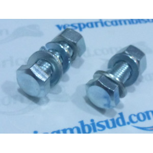 Kit n 4 bullone,dado e rondelle,fissaggio ponticelli cavalletto,vespa