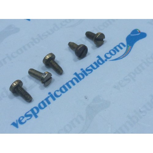 Kit 5 viti in ottone per presa bassa tensione,vespa.