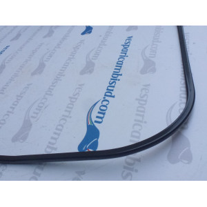 BORDO SCUDO ALLUMINIO MOD.ORIG.- VERNICIATO BLACK/NERO SEMILUCIDO - VESPA 50-90-125 PRIMAVERA-ET3