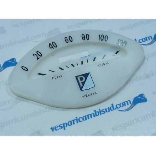 Quadrante contachilometro veglia borletti scala ck 120 scatola metallo
