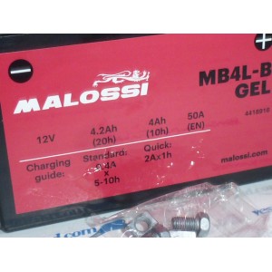 BATTERIA MB4L-B 4AH MALOSSI SIGILLATA GEL