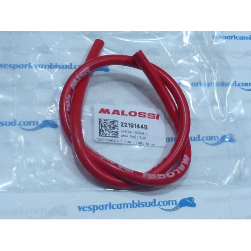 CAVO CANDELA MALOSSI IN SILICONE D.7 MM 50CM LUNGHEZZA