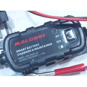 CARICABATTERIE SMART BATTERY CHARGE & MANTAINER 6V/12V 1A PER BATTERIE DA 2 A 20 AH