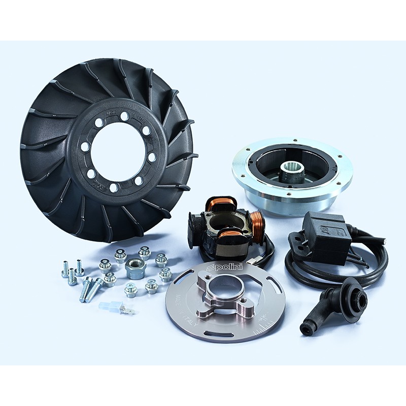 KIT ACCENSIONE ELETTRONICA 12V POLINI VOLANO 1,4 KG STATORE VESPA PX 125 150 200 KIT ACCENSIONE ELETTRONICA 12V POLINI VOLANO 1,4 KG STATORE VESPA PX 125 150 200