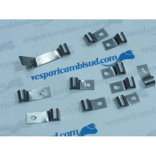 Kit n 11 piastrina ferma trasmissione frizione e acceleratore, per Vespa.