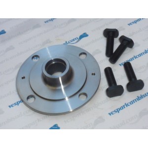 Flangia posteriore tamburo LAVORATI IN CNC vespa f.basso struzzo