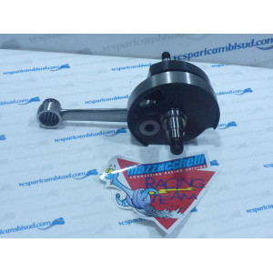 ALBERO MOTORE DOPPIA ALIMENTAZIONE- CONO mm. 19 - CORSA mm.51 - BIELLA LUCIDA - VESPA 