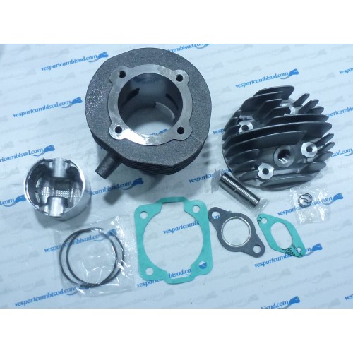 CILINDRO KIT GRUPPO TERMICO 6 TRAVASI D.55 100cc VESPA 50