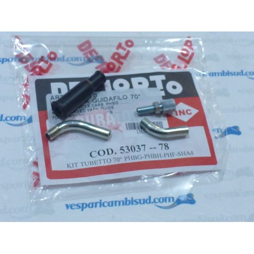 KIT CURVA GUIDAFILO 70° (CURVE 70°+60° ) per CARBURATORI PHBG