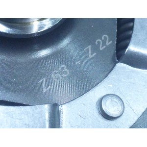 COPPIA TRASMISSIONE Z63/22 CON PARASTRAPPI