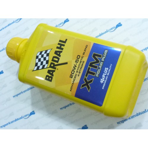 BARDHAL XTM Polar Plus 20W50 Olio Motore Moto 4T Formula Polar Plus 1 Litro