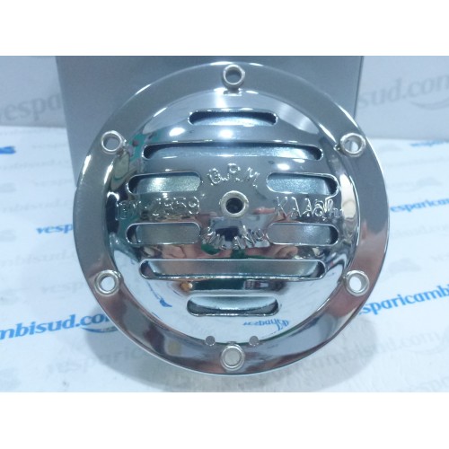 Clacson cromato in corrente alternata,vespa 50 - 150 - 180 - 200