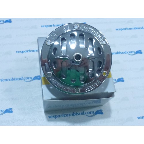 Clacson bachel cromato in corrente alternata,vespa 50 - 90 - 125.