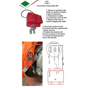 CENTRALINA ELETTRONICA PIAGGIO VESPA RALLY 200 FEMSA