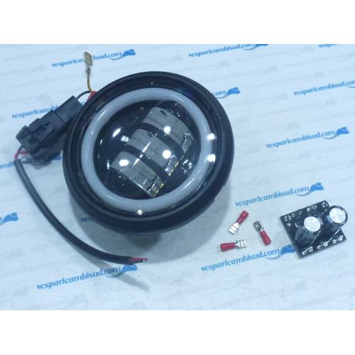 FANALE LED SIEM Anteriore Vespa 125 Primavera ET3 Led 6000K 6V-12v