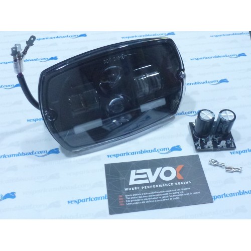 FANALE LED Vespa 50 Special con Convertitore e Antisfarfallamento 6500K 6V-12V  