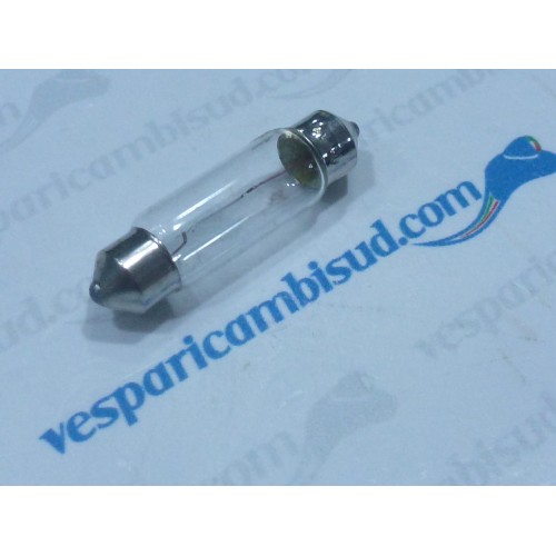 LAMPADINA 6V-10w LUCE STOP A SILURO 10,5X38 