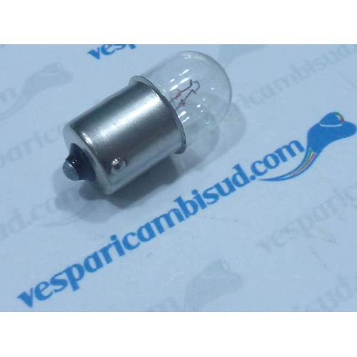 Lampadina 6v 5w a sfera unipolare tipo ba15s, Vespa - ape.