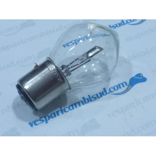LAMPADINA BILUCE BA 20D (6V 15/15W) (MODIFICA X PIU' LUMINOSA