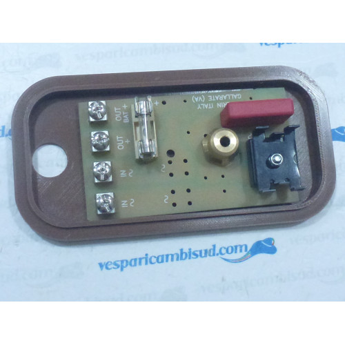 Raddrizzatore 6 v tipo elettronico,comleto di basetta e fusibile,vespa 160gs 