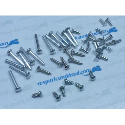 Kit ribattini fissaggio listelli della pedana,vespa 125 - 150.