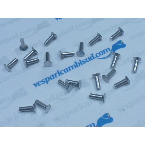 Kit ribattini corti testa piatta 20PZ