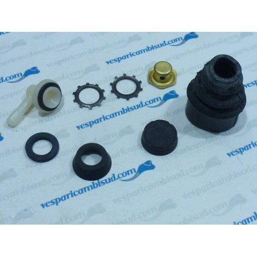Kit gommini completo di raccordo e soffietto revisione pompa freno ape