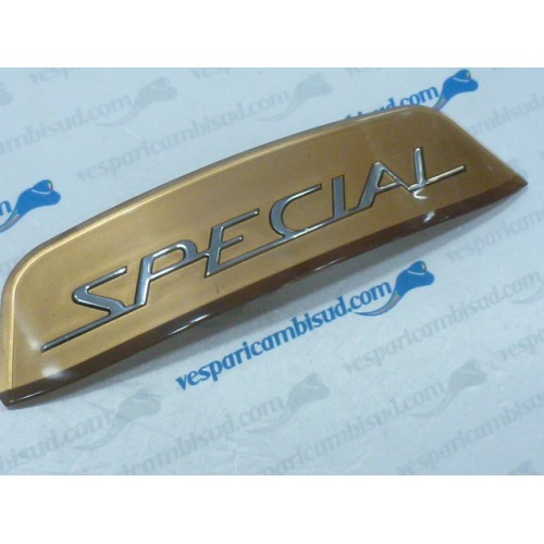TARGHETTA LAMBRETTA POSTERIORE "SPECIAL" ORO