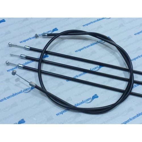 KIT CAVI TRASMISSIONI GUAINA NERA PER PIAGGIO 50 CIAO PX