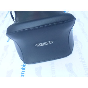 Copertura sella biposto in scay blu scuro,bottoni scuri per vespa 150 gs vs2t>4t.