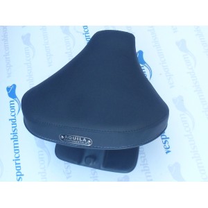 SELLA MONOSELLA COMPLETA DI COLORE NERO PER VESPA 50N-L-R