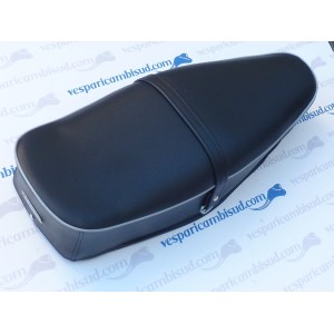 Sella lunga biposto completa,vespa 125 - 150 nera