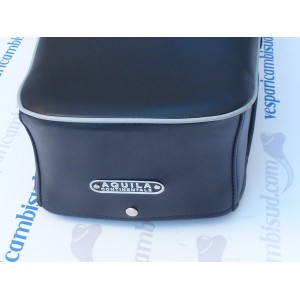 Sella lunga biposto completa,vespa 125 - 150 nera