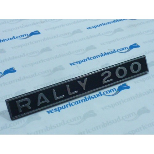 TARGHETTA "RALLY 200" POSTERIORE X VESPA RALLY 200 ('72-'74)