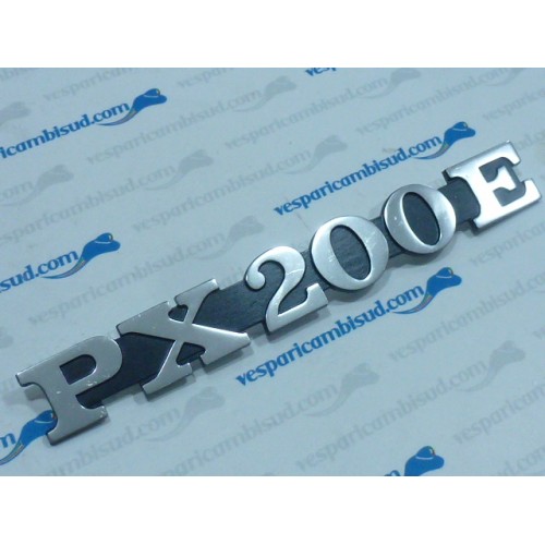TARGHETTA "PX 200 E" X COFANO LATERALE VESPA