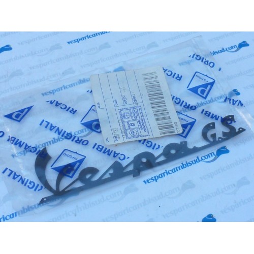 TARGHETTA ANTERIORE ORIGINALE VESPA 160 GS F.MAGAZZINO NOS