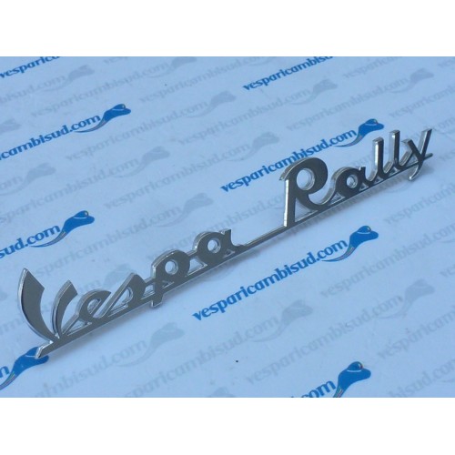Targhetta Vespa 180 rally,posteriore in alluminio anodizzato