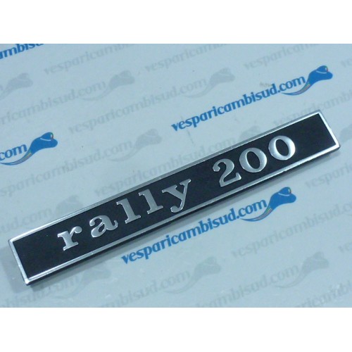 TARGHETTA POSTERIORE RALLY 200