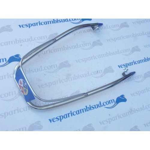 Paraurti cromato ad un tubo e plastiche blu,vespa 125 - 150