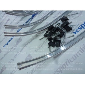 KIT STRISCE PEDANA listelli,gomma,terminali,ribattini,vespa px - pe